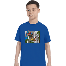 Load image into Gallery viewer, Daily_Deal_Shirts T-Shirts, Youth / XS / Royal Blue Thrown Out
