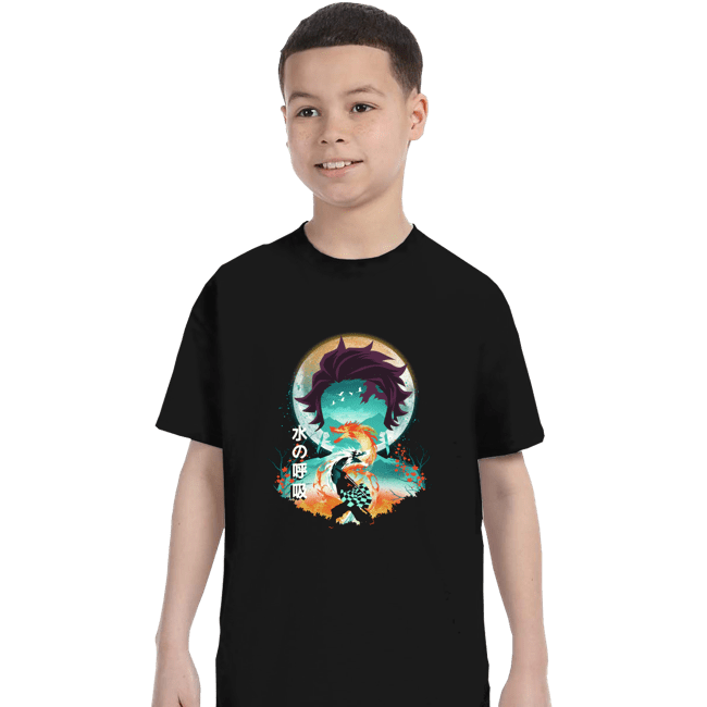 Daily_Deal_Shirts T-Shirts, Youth / XS / Black Demon Tanjiro