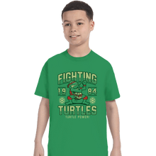 Load image into Gallery viewer, Shirts T-Shirts, Youth / XL / Irish Green Fighting Turtles

