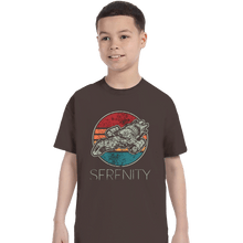 Load image into Gallery viewer, Shirts T-Shirts, Youth / XS / Dark Chocolate Vintage Serenity
