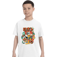 Load image into Gallery viewer, Daily_Deal_Shirts T-Shirts, Youth / XS / White Neko Roboto
