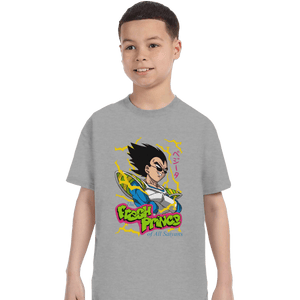 Shirts T-Shirts, Youth / XL / Sports Grey Fresh Prince Of All Saiyans