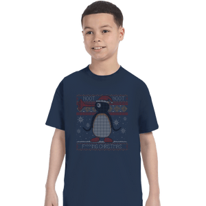 Shirts T-Shirts, Youth / XL / Navy Noot Christmas