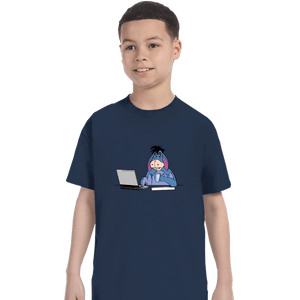 Shirts T-Shirts, Youth / XS / Navy Hide The Pain