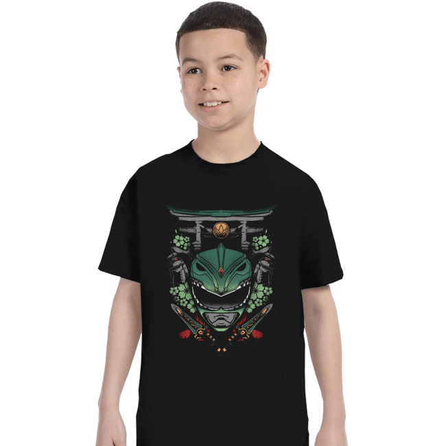 Shirts T-Shirts, Youth / XS / Black Green Ranger