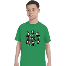 Load image into Gallery viewer, Daily_Deal_Shirts T-Shirts, Youth / XS / Irish Green Creepy Xmas Kittens
