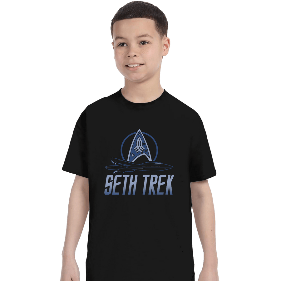 Shirts T-Shirts, Youth / XL / Black Seth Trek