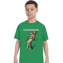 Load image into Gallery viewer, Shirts T-Shirts, Youth / XS / Irish Green Playgotham Ivy
