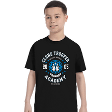 Load image into Gallery viewer, Shirts T-Shirts, Youth / XS / Black Clone Trooper Academy

