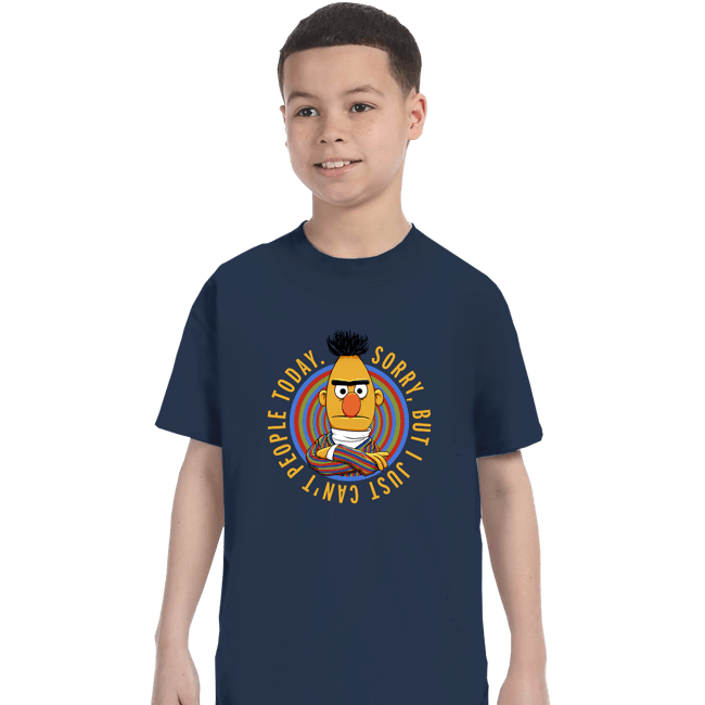 Shirts T-Shirts, Youth / XS / Navy I Can't People Today