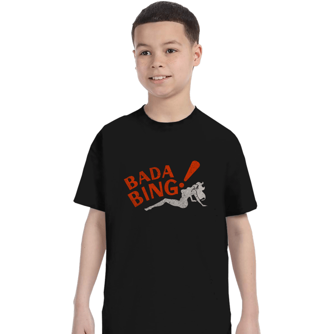 Shirts T-Shirts, Youth / XS / Black Bada Bing