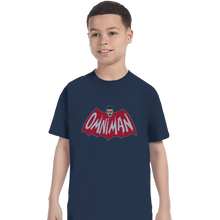 Load image into Gallery viewer, Daily_Deal_Shirts T-Shirts, Youth / XS / Navy Omni Knight
