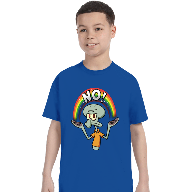 Daily_Deal_Shirts T-Shirts, Youth / XS / Royal Blue No!