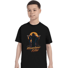 Load image into Gallery viewer, Shirts T-Shirts, Youth / XL / Black Retro Woodsboro Killer
