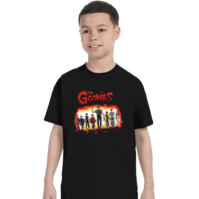 Secret_Shirts T-Shirts, Youth / XS / Black Goonies Warriors