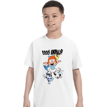 Load image into Gallery viewer, Shirts T-Shirts, Youth / XS / White Elmyra Loves Animals
