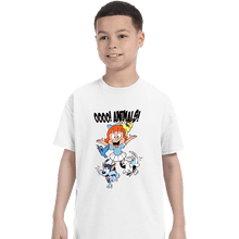 Load image into Gallery viewer, Shirts T-Shirts, Youth / XS / White Elmyra Loves Animals

