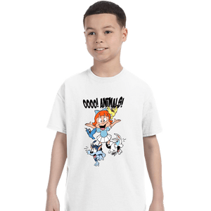 Shirts T-Shirts, Youth / XS / White Elmyra Loves Animals