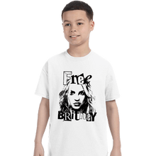 Load image into Gallery viewer, Secret_Shirts T-Shirts, Youth / XS / White Free Britney White
