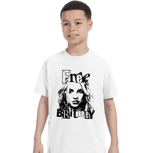 Secret_Shirts T-Shirts, Youth / XS / White Free Britney White