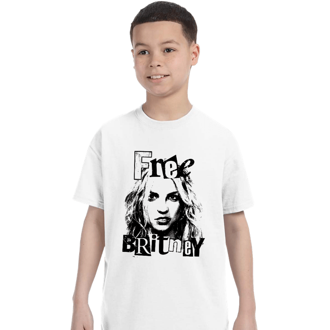 Secret_Shirts T-Shirts, Youth / XS / White Free Britney White