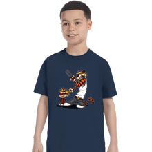 Load image into Gallery viewer, Secret_Shirts T-Shirts, Youth / XS / Navy The Superhero Team
