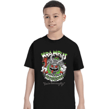 Load image into Gallery viewer, Daily_Deal_Shirts T-Shirts, Youth / XS / Black Krampus Christmas Adventures
