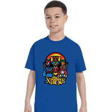 Load image into Gallery viewer, Daily_Deal_Shirts T-Shirts, Youth / XS / Royal Blue The X-Puppet Show
