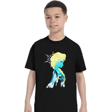 Load image into Gallery viewer, Secret_Shirts T-Shirts, Youth / XS / Black Frozen Shadow
