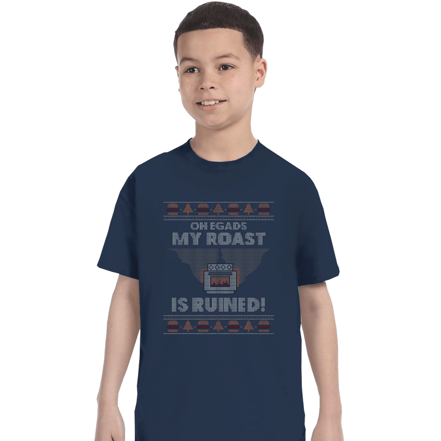 Shirts T-Shirts, Youth / XL / Navy Roast Is Ruined