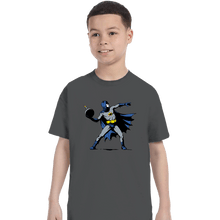 Load image into Gallery viewer, Daily_Deal_Shirts T-Shirts, Youth / XS / Charcoal Batsy
