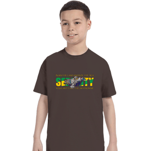 Secret_Shirts T-Shirts, Youth / XS / Dark Chocolate Serenity Flag