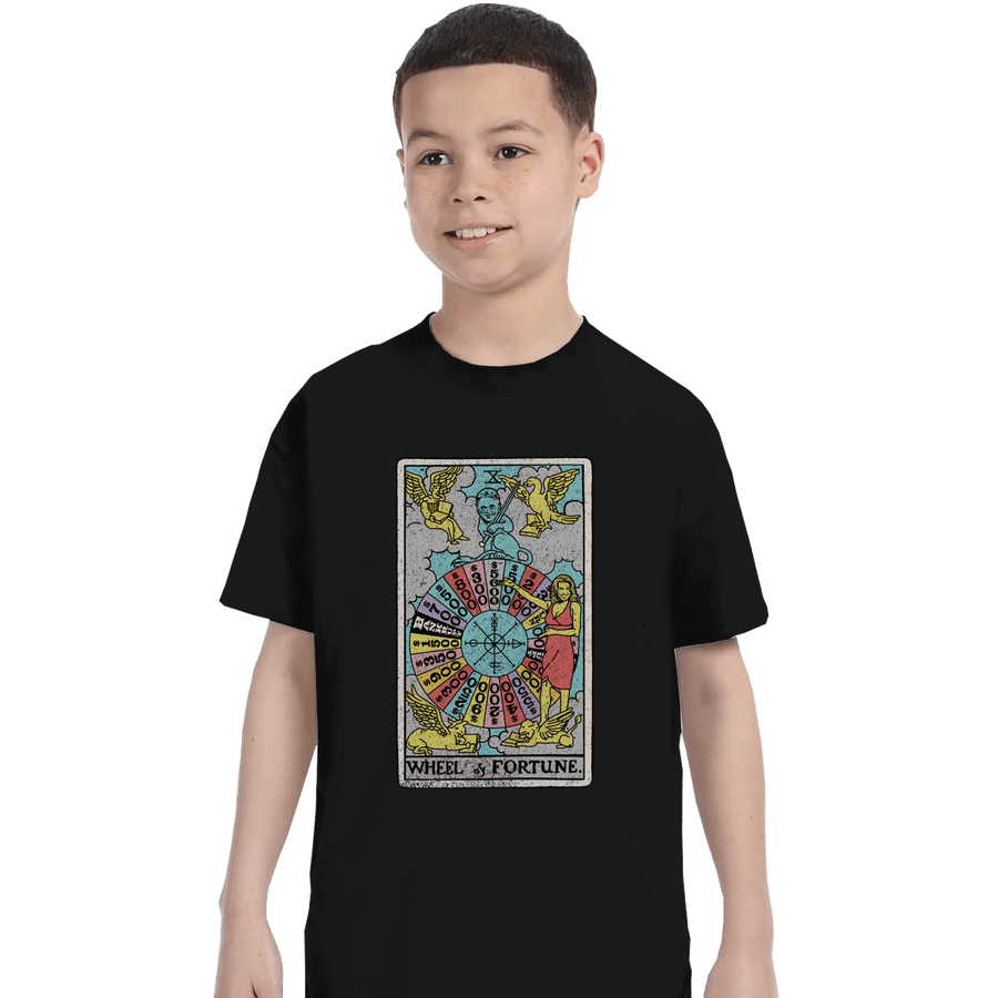 Shirts T-Shirts, Youth / XL / Black Wheel of Fortune