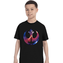 Load image into Gallery viewer, Shirts T-Shirts, Youth / XS / Black Rebel Galaxy
