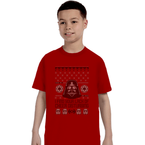Shirts T-Shirts, Youth / XL / Red Vader Christmas