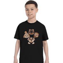 Load image into Gallery viewer, Shirts T-Shirts, Youth / XS / Black Animal Queen
