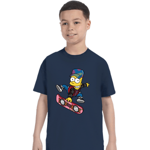 Daily_Deal_Shirts T-Shirts, Youth / XS / Navy Bart To The Future