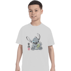 Shirts T-Shirts, Youth / XL / White Stitch Watercolor