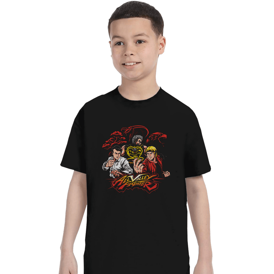 Shirts T-Shirts, Youth / XS / Black All Valley Fighter