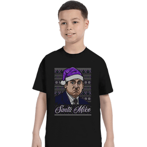 Shirts T-Shirts, Youth / XS / Black Santa Mike