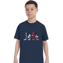 Load image into Gallery viewer, Shirts T-Shirts, Youth / XS / Navy Crystal Road
