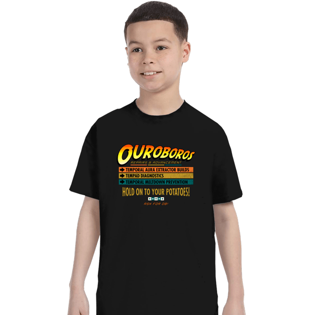 Daily_Deal_Shirts T-Shirts, Youth / XS / Black Ouroboros