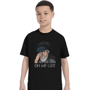 Shirts T-Shirts, Youth / XL / Black Martin Facepalm