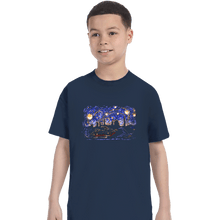 Load image into Gallery viewer, Daily_Deal_Shirts T-Shirts, Youth / XS / Navy Starry Canyon
