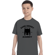 Load image into Gallery viewer, Shirts T-Shirts, Youth / XS / Charcoal Dark Knight Academy
