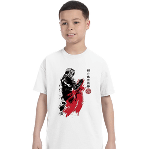 Secret_Shirts T-Shirts, Youth / XS / White Edward Sumi-e