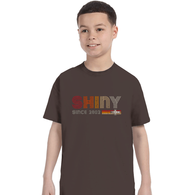 Daily_Deal_Shirts T-Shirts, Youth / XS / Dark Chocolate Shiny Since 2002