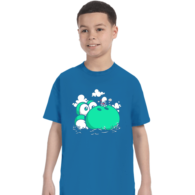 Shirts T-Shirts, Youth / XS / Sapphire Dino Island Baby