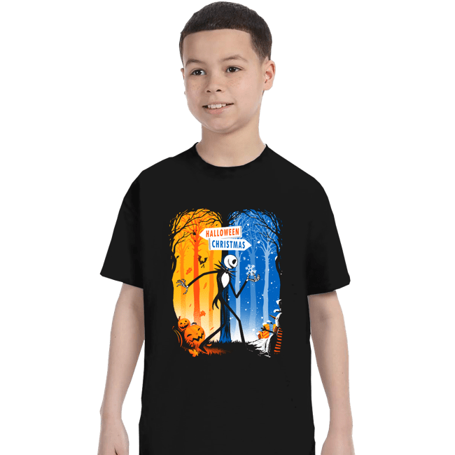 Daily_Deal_Shirts T-Shirts, Youth / XS / Black Two Worlds!