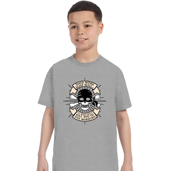 Daily_Deal_Shirts T-Shirts, Youth / XS / Sports Grey Dread Motivation